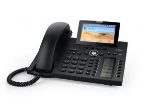 Snom D385 telefono IP Nero 12 linee TFT