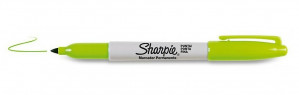 Sharpie Fine Point marcatore permanente Punta sottile Verde chiaro