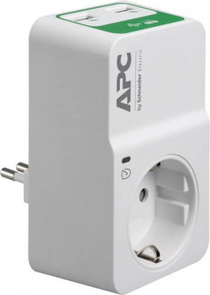 APC PM1WU2-IT protezione da sovraccarico Bianco 1 presa(e) AC 230 V
