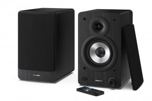 Sharp Bookshelf Speakers Altoparlante con Cavo e Senza Cavo 60 W Nero Venduto come Grado A 4974019216577