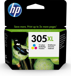 HP 305XL 3YM63AE High Yield Tri Color Original Ink Cartridge Cartuccia d'Inchiostro 1 pz Resa Elevata XL Ciano Magenta Giallo