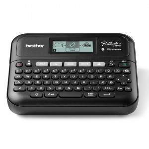 Brother PT D460BTVP Stampante per Etichette CD Trasferimento 180x180 DPI 30 mm s Con cavo e senza cavo TZe Bluetooth QWERTY Nero