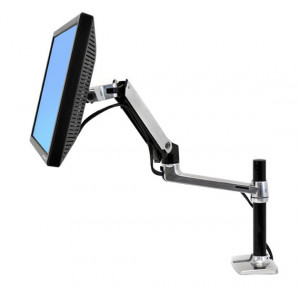 Ergotron LX Series Desk Mount LCD Arm, Tall Pole 86,4 cm (34") Nero Scrivania