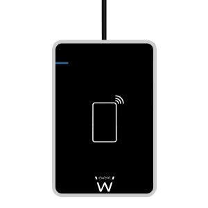 Ewent EW1053 Lettore di carte magnetiche USB Nero