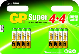 GP Batteries Super Alkaline AAA Batteria monouso Mini Stilo AAA Alcalino