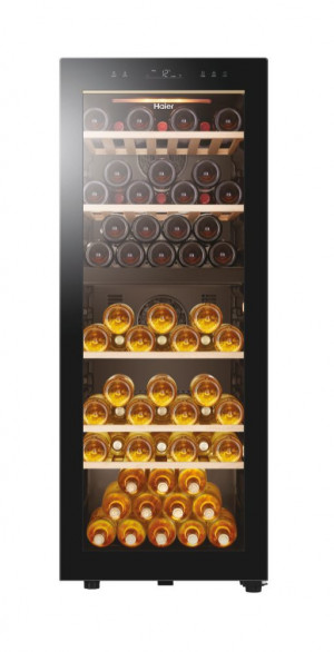 Haier Wine Bank 50 Serie 5 HWS79GDG Cantinetta vino con compressore Libera installazione Nero 79 bottiglie