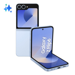 Samsung Galaxy Z Flip 6 Smartphone AI 256GB RAM 12GB Dynamic AMOLED 2X Blue