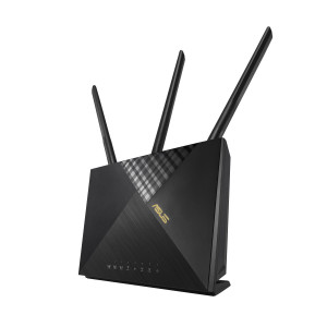 ASUS 4G-AX56 router wireless Gigabit Ethernet Dual-band (2.4 GHz/5 GHz) Nero