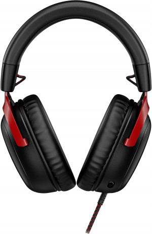 HyperX Cloud III - Gaming Headset (Black/Red) Auricolare Cablato A Padiglione Giocare USB tipo-C Nero, Rosso
