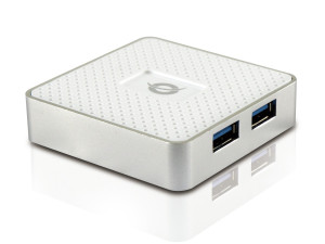 Conceptronic HUBBIES03W USB 3.2 Gen 1 (3.1 Gen 1) Type-A 5000 Mbit/s Bianco