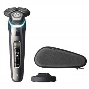 Philips SHAVER Series 9000 S9974/35 Rasoio Elettrico Wet e Dry con SkinIQ Cromo