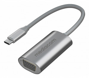 Mediacom MD-C307 hub di interfaccia USB tipo-C Alluminio