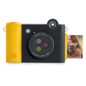 Kodak RODSMPCAMBK Fotocamera Istant 5 Mp Bt Lenti Colorate Flash Microsd Nero