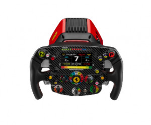 Thrustmaster T818 Volante da Corsa Simulatore Gaming Nero Rosso