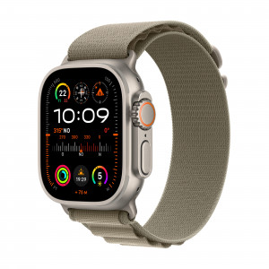 Smartwatch Apple Watch Ultra 2 GPS + Cellular Cassa 49m in Titanio con Cinturino Alpine Loop Large Olive