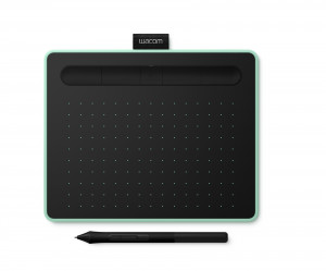 Wacom CTL4100WLES Tavoletta Grafica con Penna Intuos Small Bluetooth Pistacchio