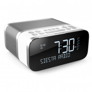 Pure Siesta S6 151853 Radio Orologio Digitale Bianco