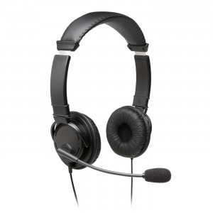 Kensington K97601WW Cuffie USB Alta Fedeltà con Microfono Nero