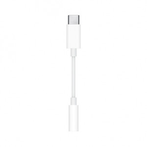 Adattatore MU7E2ZM/A Headphone Jack Cuffie USB-C Bianco per Apple
