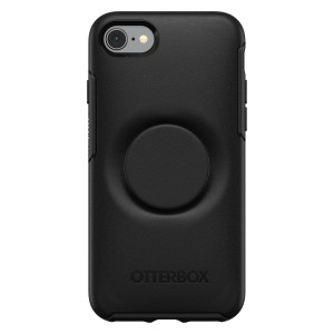 OtterBox Custodia Symmetry con Popsockets per Apple Iphone SE 2022 2020 A2783 A2275 Iphone 8 A1863 Iphone 7 A1660 Nero