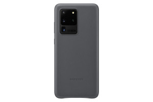 Custodia Leather Cover Samsung EF-VG988LJEGEU per Galaxy S20 Ultra SM-G988 Grigio