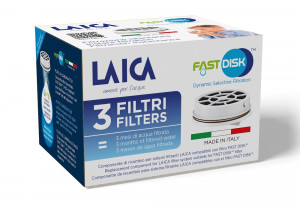 Laica Fast Disk Disco Filtrante Filtro per Acqua 3 Pezzi