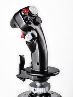 Thrustmaster 2960848 Periferica di Gioco Simulazione di Volo Analogico PC Nero Rosso Bianco