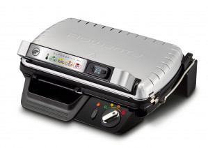 Rowenta GR461B SuperGrill XL Bistecchiera Elettrica 2 Posizioni di Cottura Termostato Regolabile Argento