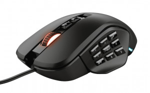 Trust GXT 970 Morfix Mouse Mano Destra USB Tipo A Ottico 10000 DPI Nero