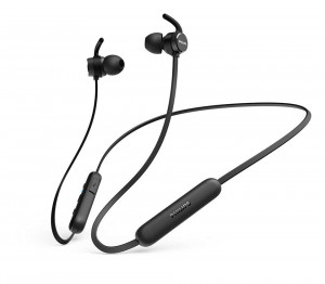 Cuffie Philips TAE1205BK/00 Wireless In Ear con Microfono Sport Strereofonico Bluetooth Nero