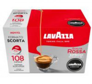 Lavazza Qualità Rossa 108 pz Capsule originali caffè per macchine da caffe a Modo Mio