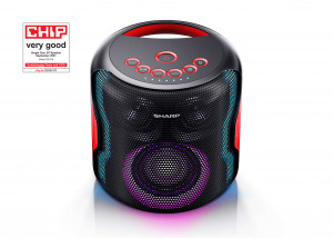 Sharp PS-919 Sistema di Altoparlanti Speaker Portatile 130 W Nero