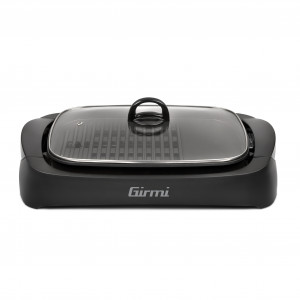 Girmi BQ90 Griglia Elettrica con Coperchio Potenza 2200 W Nero