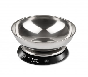 Girmi PS8400 Bilancia da Cucina Digitale con Ciotola Acciaio Inox