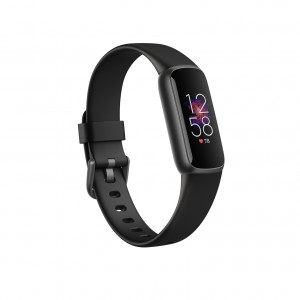 Fitbit Luxe AMOLED Braccialetto per rilevamento di attività Nero, Grafite