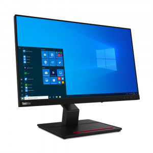 Lenovo ThinkVision T24t-20 LED Monitor 23.8 Pollici 1920 x 1080 Pixel Full HD Touch Screen Capacitivo Nero