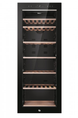 Haier Wine Bank 50 Serie 5 HWS84GA Cantinetta vino con compressore Libera installazione Nero 84 bottiglia/bottiglie