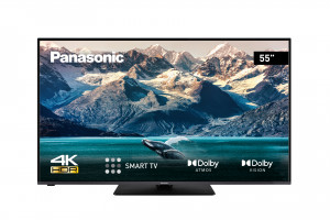 Smart Tv Panasonic JX600 Series TX-55JX600E Schermo da 55 Pollici 4K Ultra HD Wi-Fi Nero