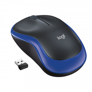 Logitech LGT-M185B Mouse Wireless Nero Blu