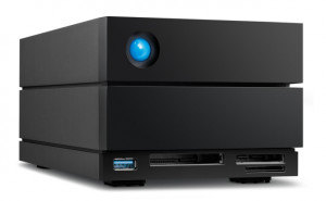 LaCie 2BIG DOCK array di dischi 28 TB Desktop Nero