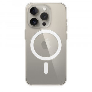 Apple Custodia Cover Case MagSafe per Iphone 15 Pro A2848 Trasparente