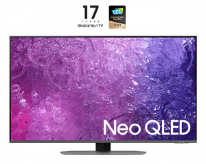 Samsung Series 9 TV QE50QN90CATXZT Neo QLED 4K Smart TV 50 Pollici Processore Neural Quantum 4K Dolby Atmos e OTS Lite Carbon Silver 2023
