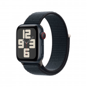 Smartwatch Apple Watch SE GPS + Cellular Cassa 40mm in Alluminio Mezzanotte con Cinturino Sport Loop Mezzanotte