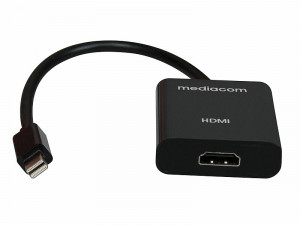 Mediacom M-CMDPHDMI hub di interfaccia Mini DisplayPort Nero