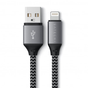 Satechi ST-TAL10M Cavo 0,25 m USB-A a Lightning Grigio