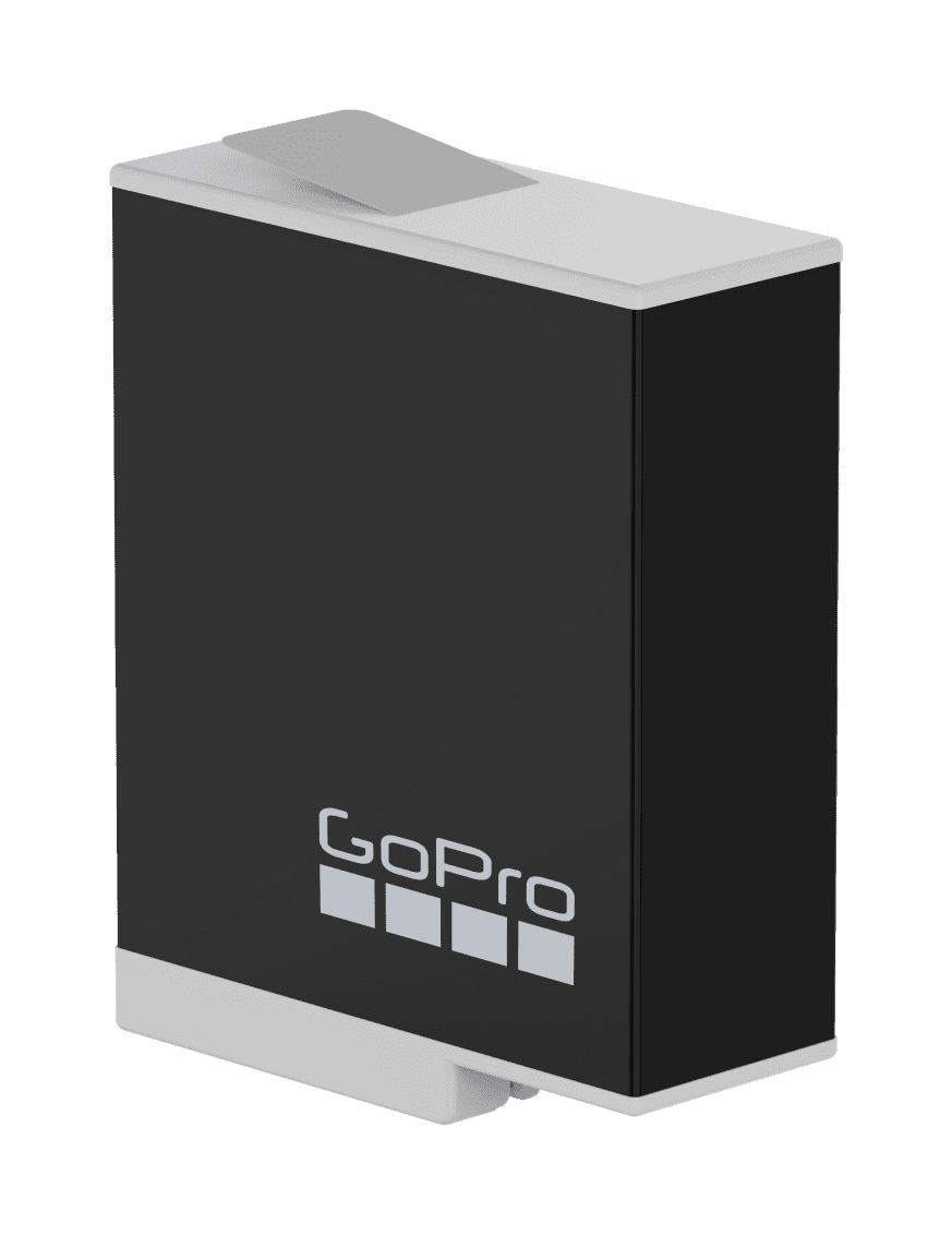 Gopro Enduro Camera Battery Batteria per Hero 9 / 10 / 11 / 12 Black